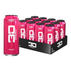 Raspberry Sorbet 3d Energy Drink 12 X 473ml