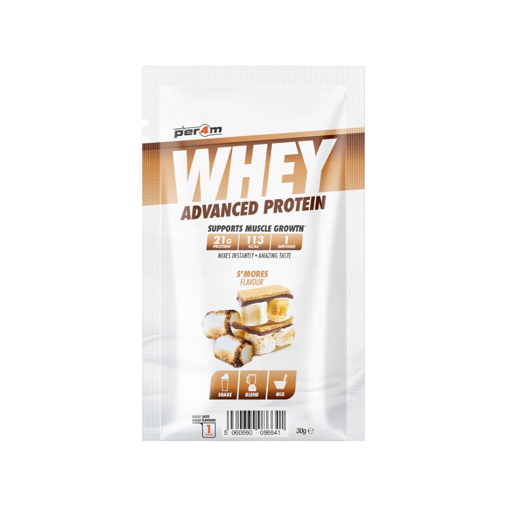 Smores Per4m Better Whey Advanced Protein Sachet 30g Smores Per4m Better Whey Advanced Protein Sachet 30g