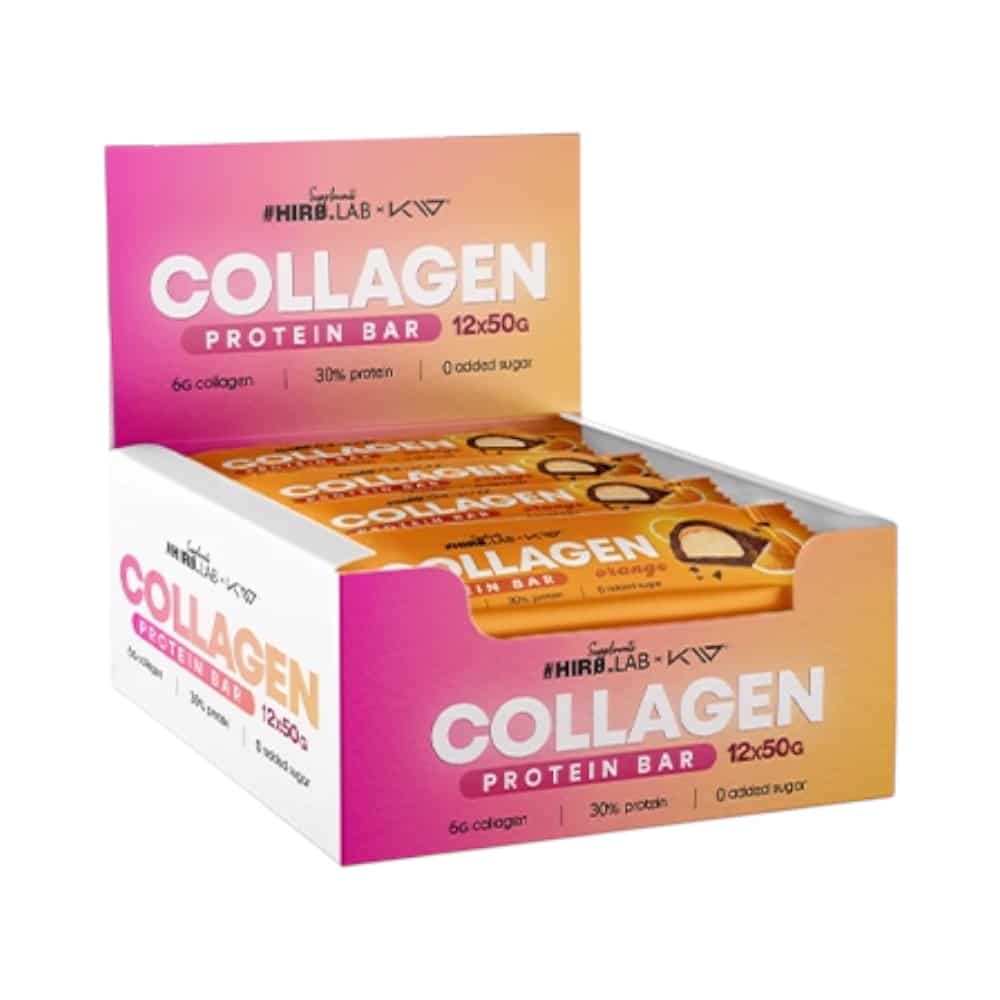 Orange Collagen Protein Bar Hiro Lab 12 X 50g Orange Collagen Protein Bar Hiro Lab 12 X 50g