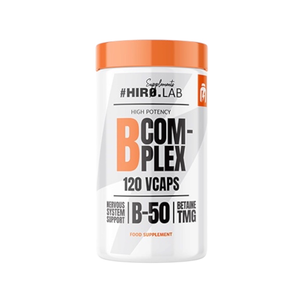 B Complex Hiro Lab 120 Veg Capsules B Complex Hiro Lab 120 Veg Capsules